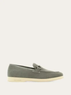 Casual loafer with Gancini ornament - Men