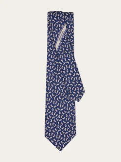 Charlie print silk tie - Men