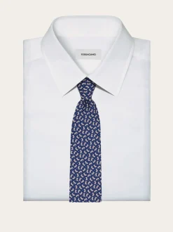 Charlie print silk tie - Men