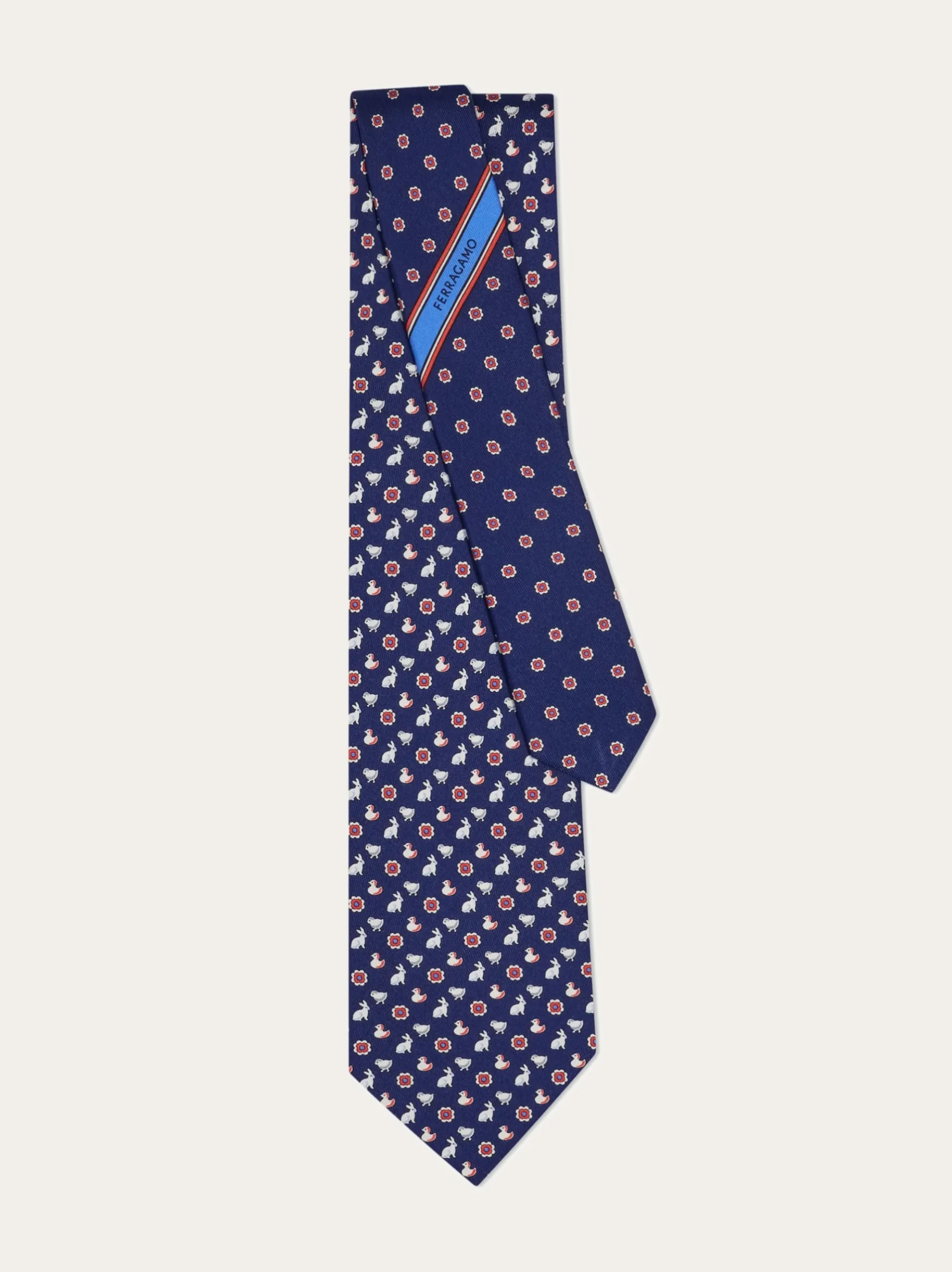 Charms print silk tie - Men