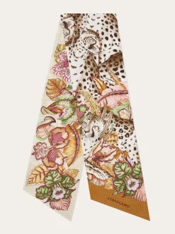 Cheetahs print silk bandeau - Women