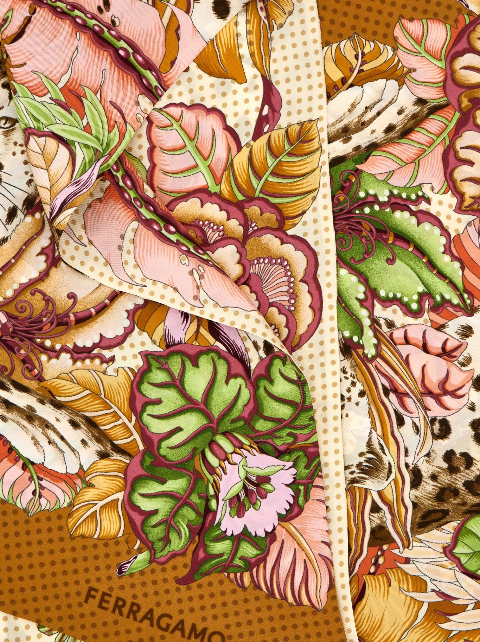 Cheetahs print silk bandeau - Women
