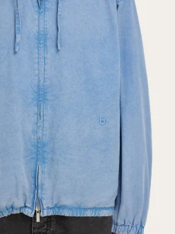 Cotton and silk blouson - Men