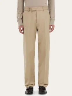 Cotton cashmere chinos - Men
