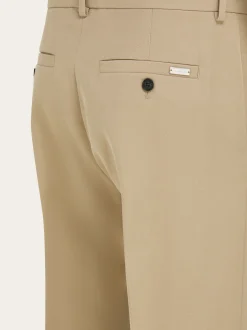 Cotton cashmere chinos - Men