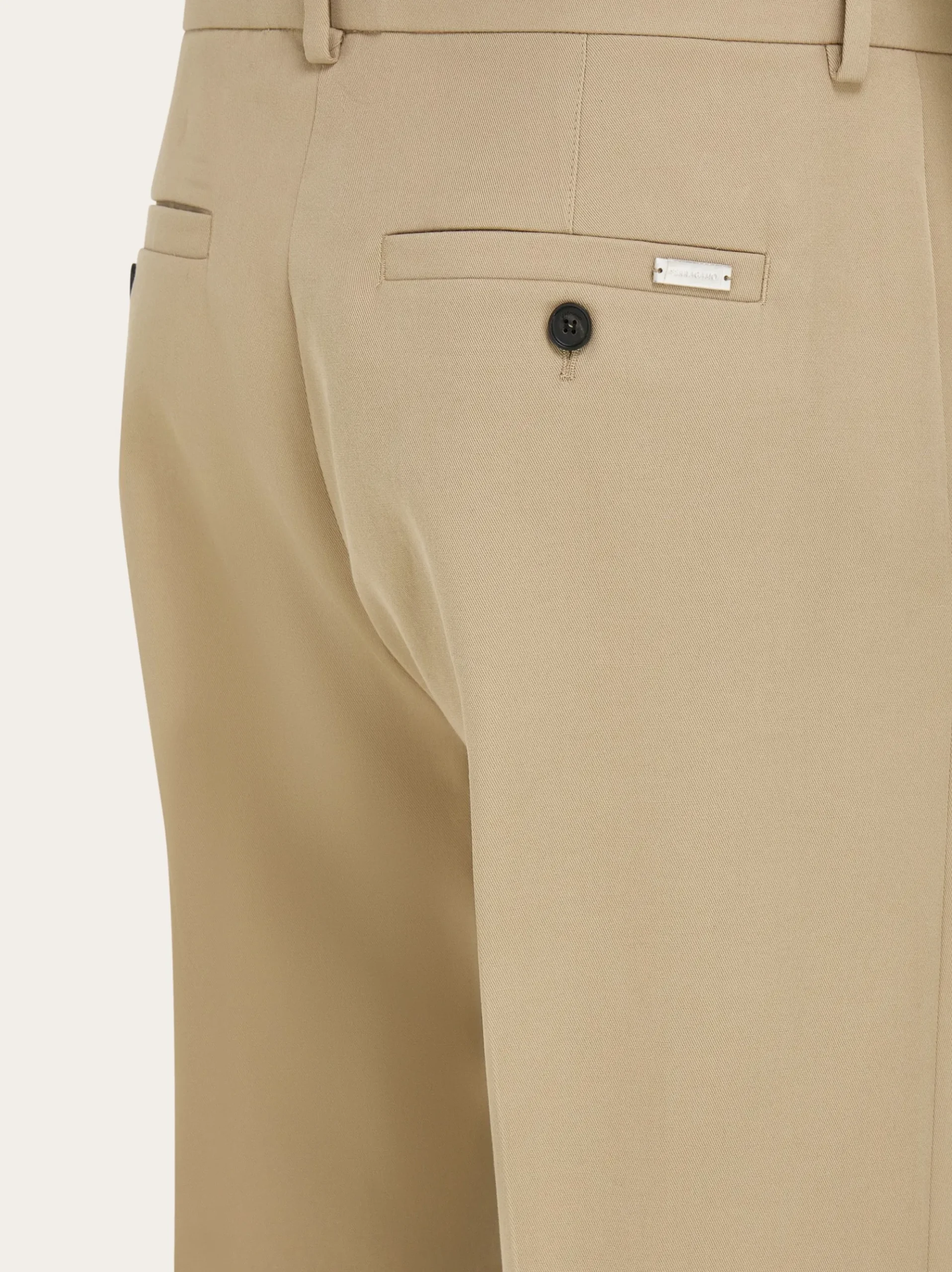 Cotton cashmere chinos - Men