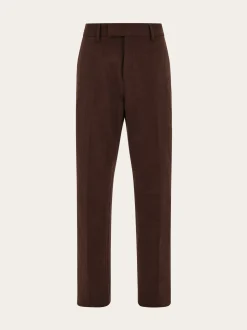 Cotton cashmere chinos - Men