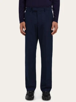 Cotton cashmere chinos - Men