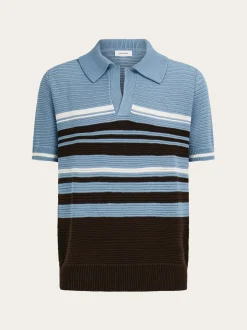 Cotton knit polo shirt - Men