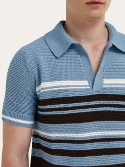 Cotton knit polo shirt - Men