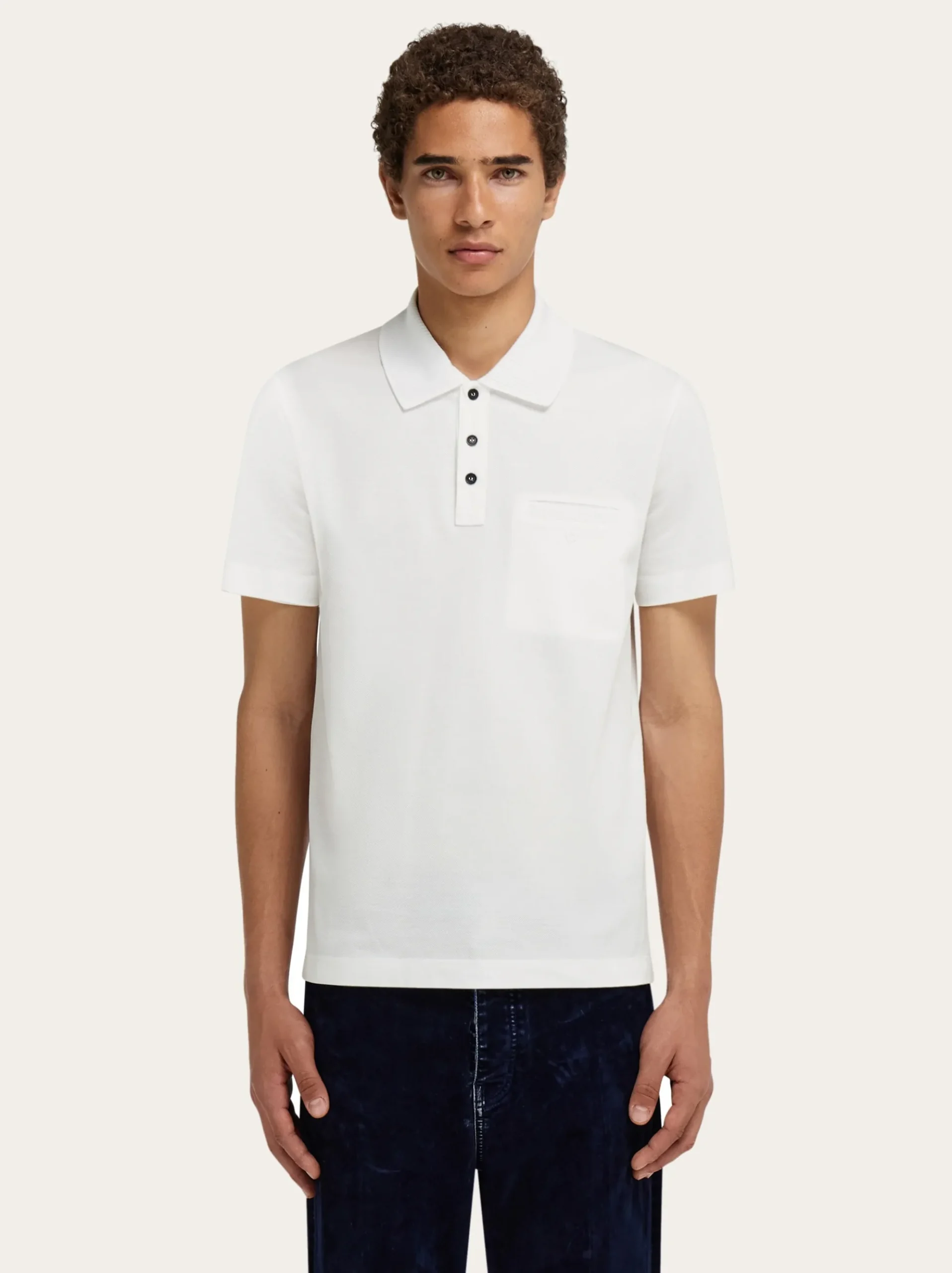 Cotton polo shirt - Men