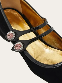 Crystal embellished Mary Jane - Women
