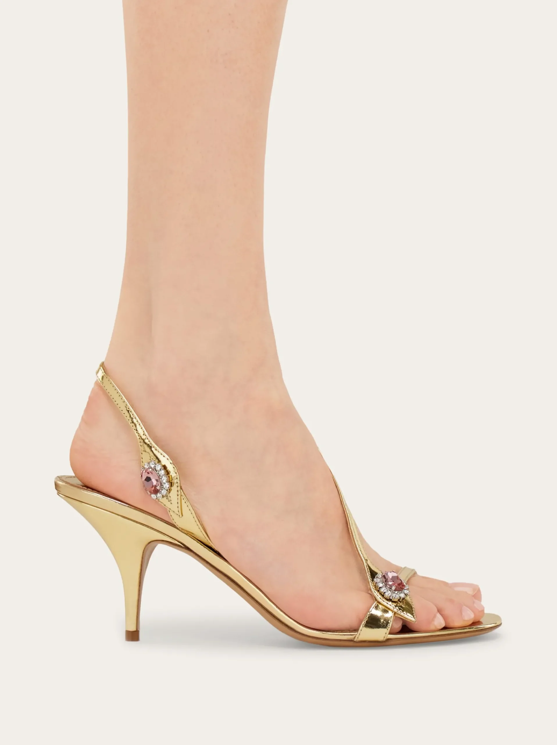 Crystal embellished sandal - Women