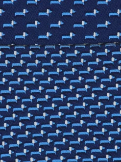 Dachshund print silk tie - Men