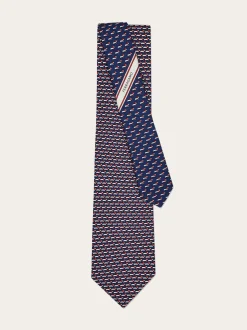 Dachshund print silk tie - Men