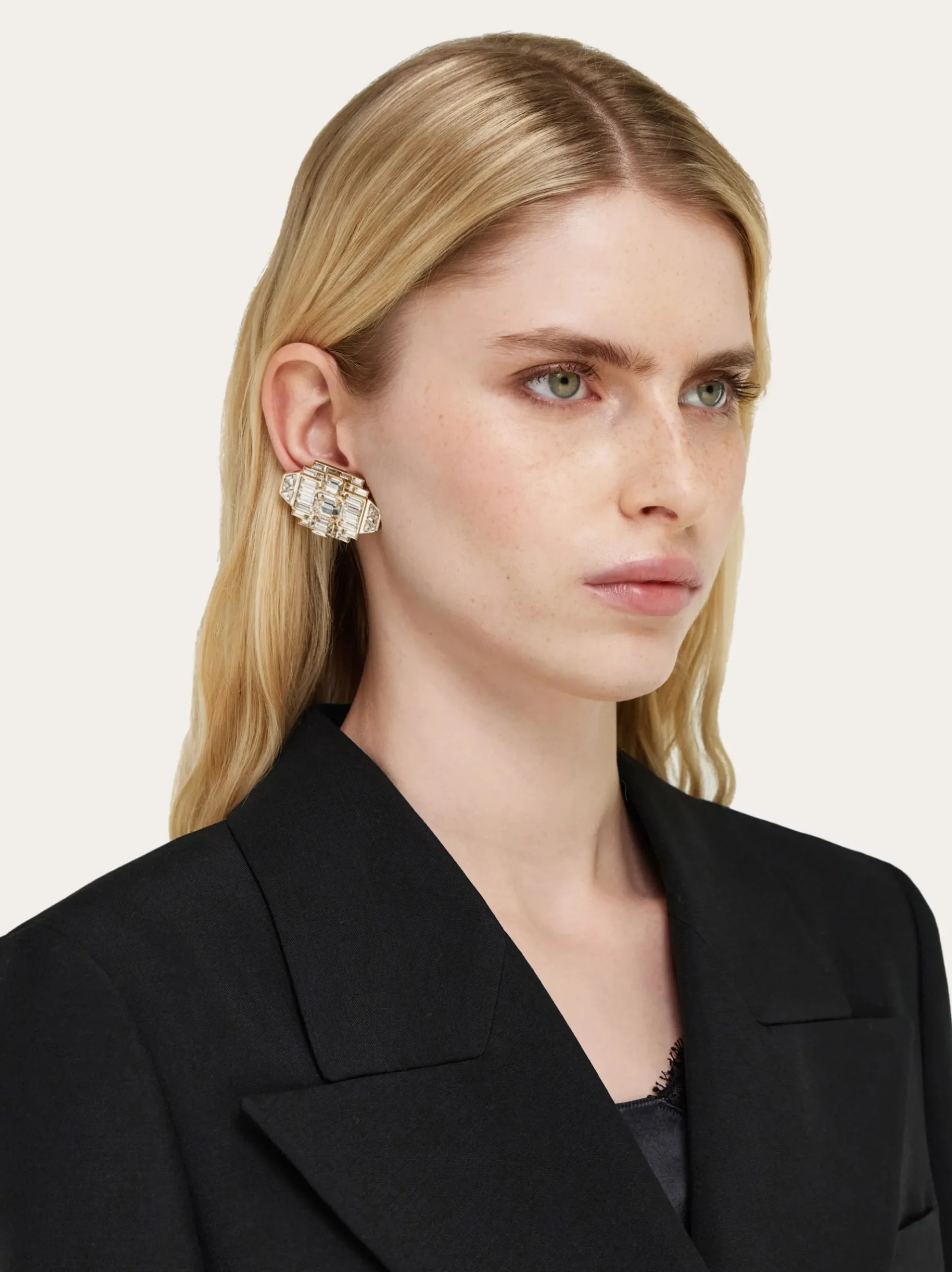 Déco earrings with crystals - Women