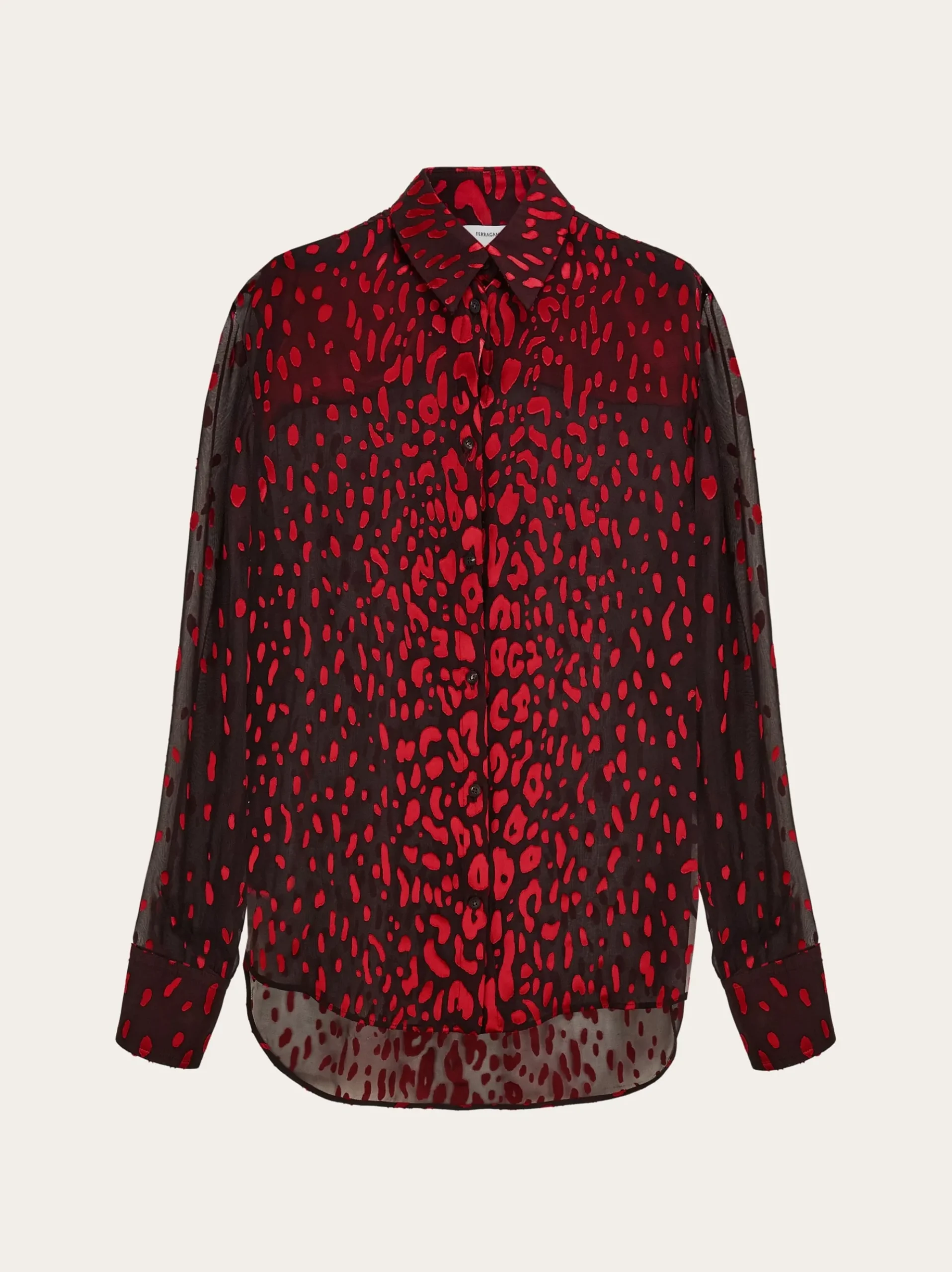 Devoré georgette shirt - Women