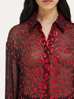 Devoré georgette shirt - Women