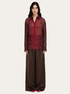Devoré georgette shirt - Women