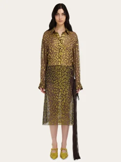 Devoré georgette shirt - Women