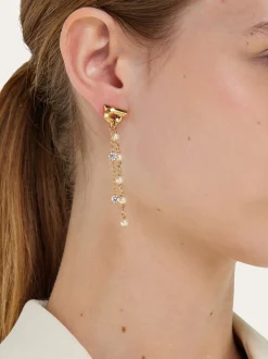 Double drop earrings - Women