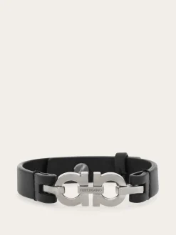 Double Gancini bracelet - Men
