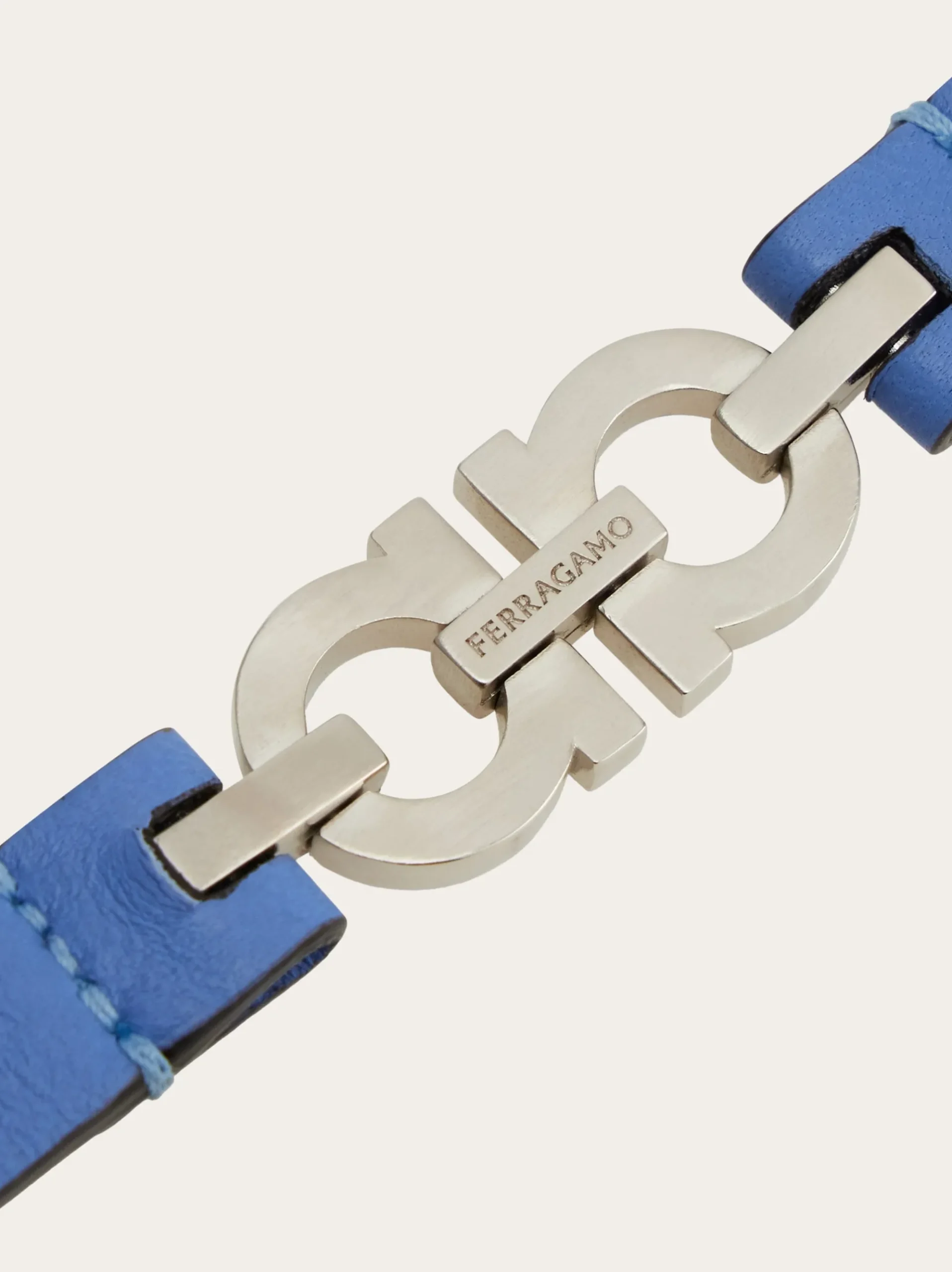 Double Gancini bracelet - Men