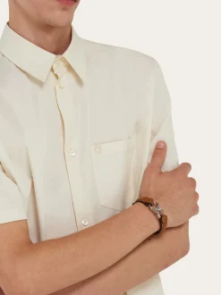 Double Gancini bracelet - Men