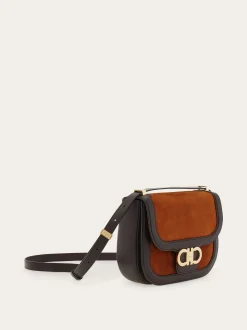 Double Gancini crossbody bag (XS) - Women