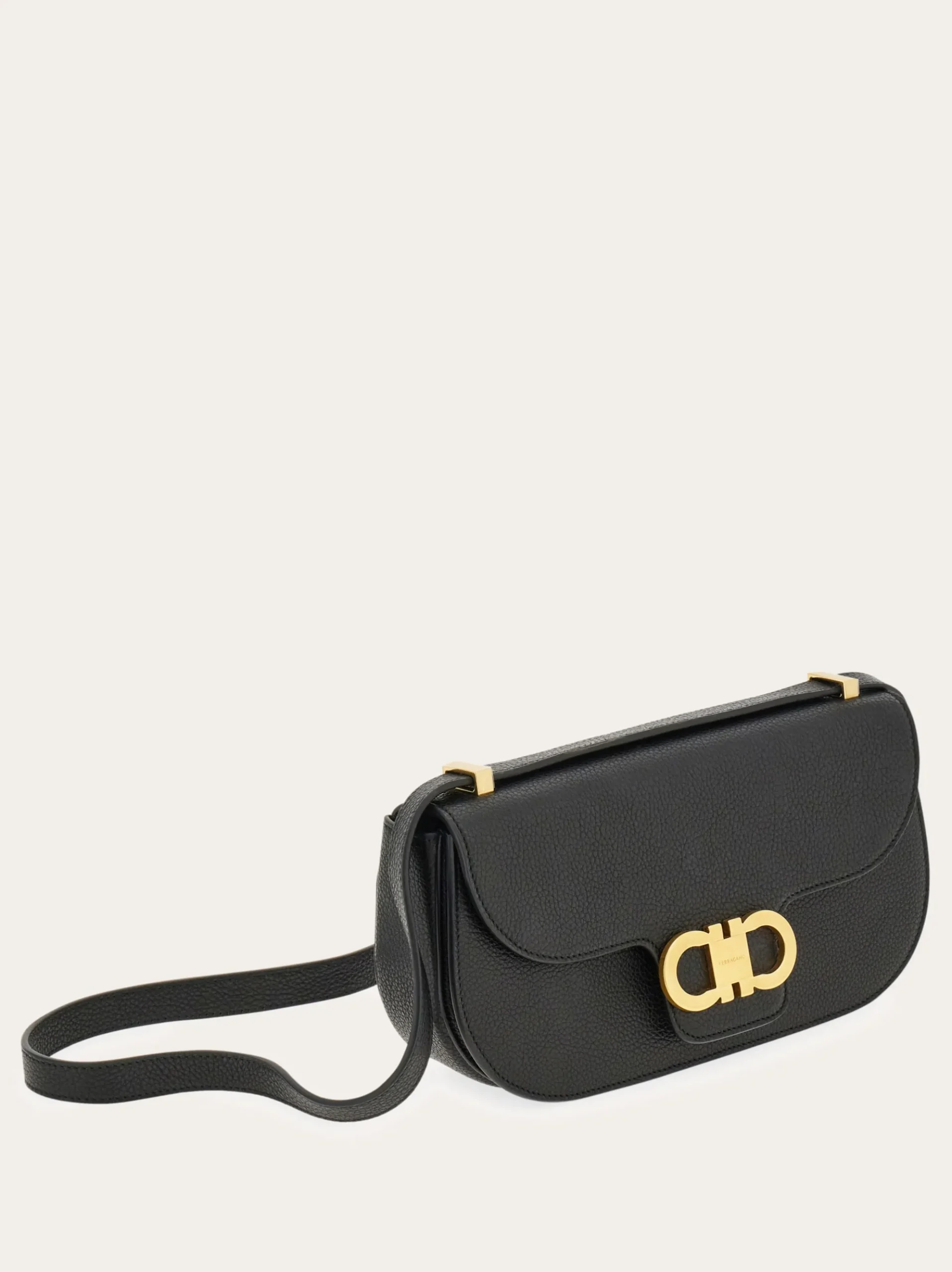 Double Gancini East-West crossbody bag - Women