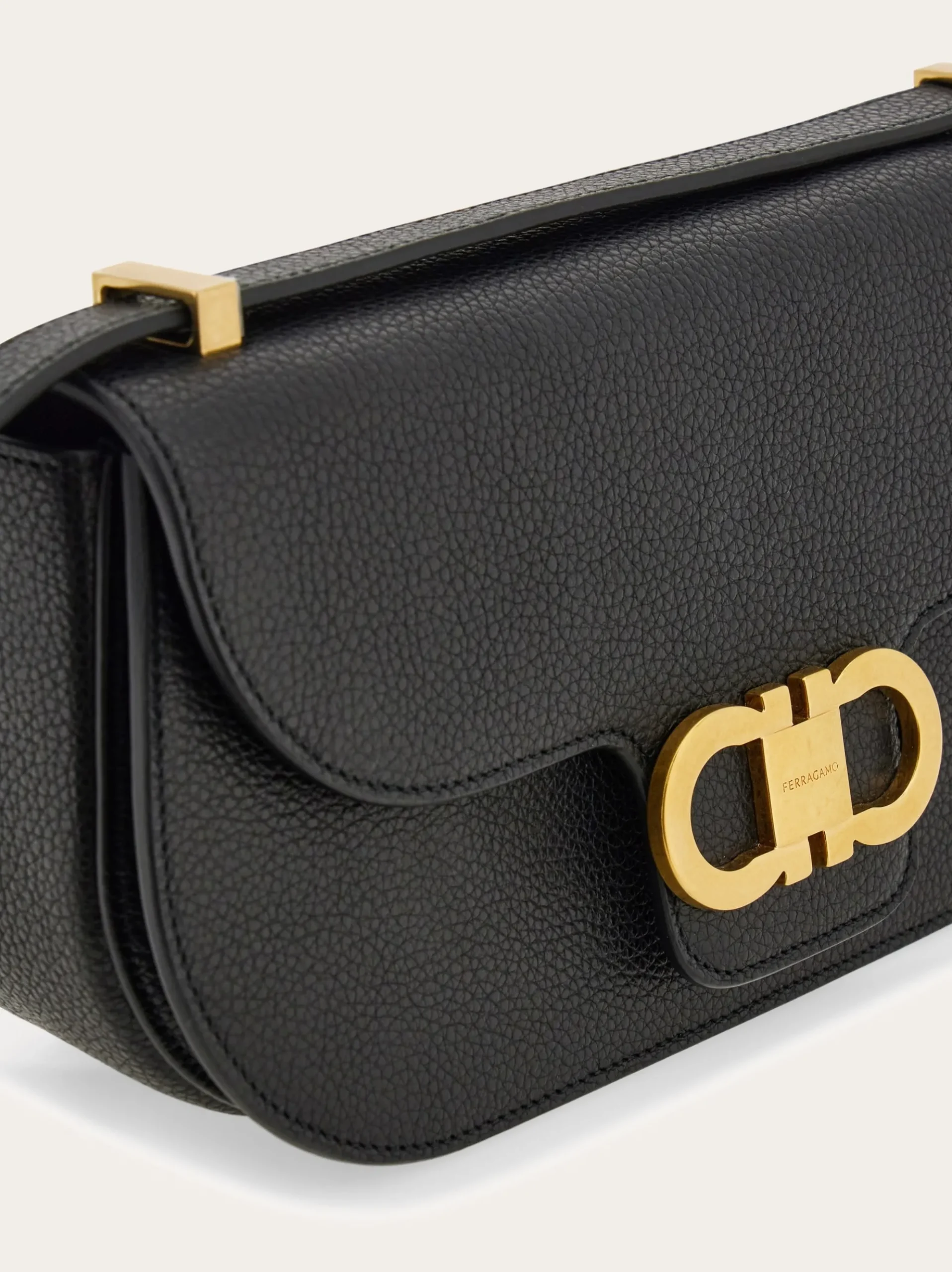 Double Gancini East-West crossbody bag - Women