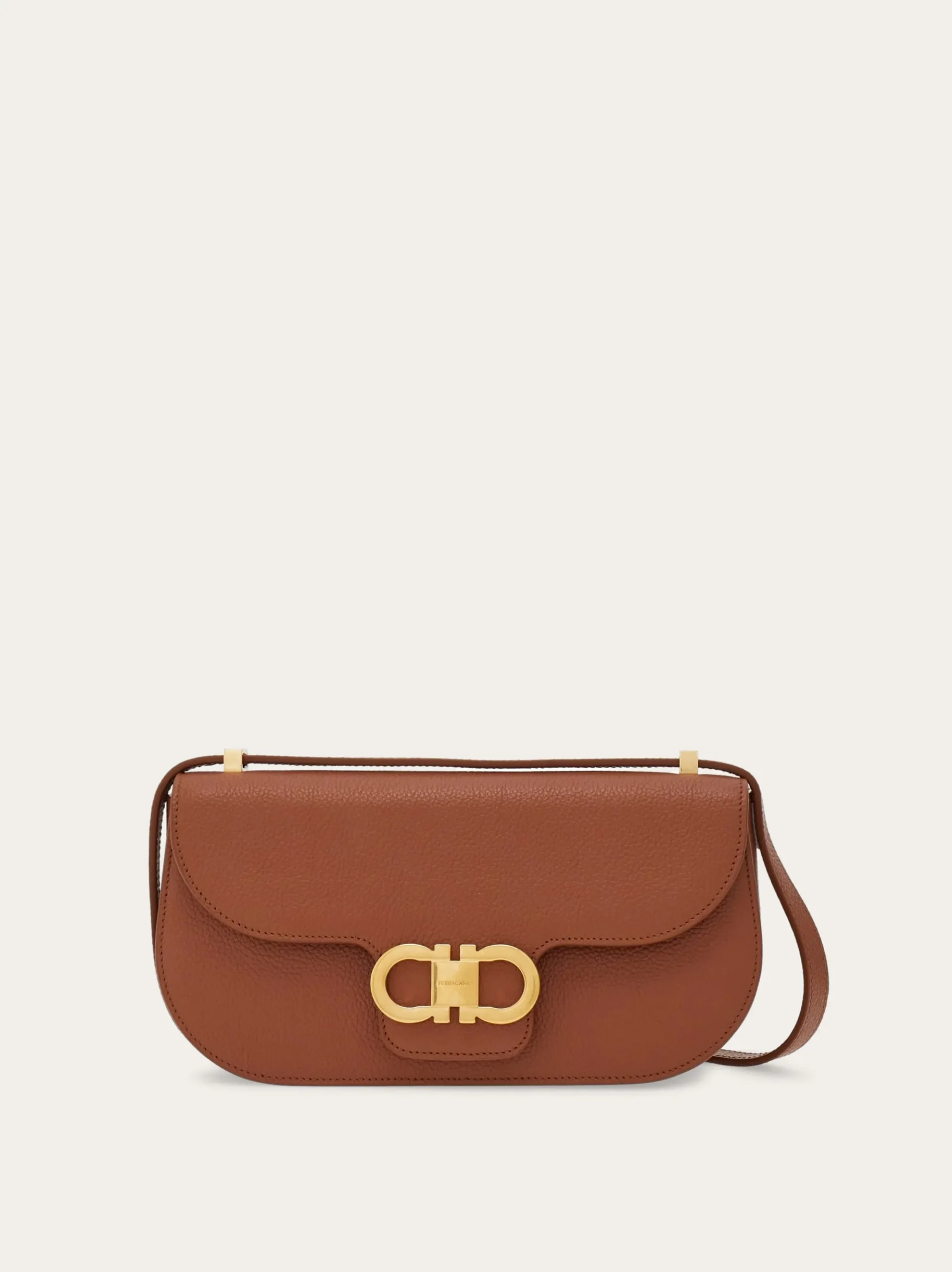 Double Gancini East-West crossbody bag - Women