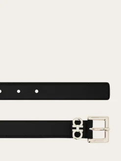 Double Gancini fixed belt - Women