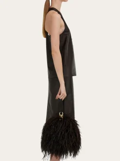 Double Gancini mini clutch - Women