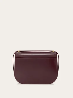 Double Gancini North-South crossbody bag - Women