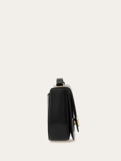 Double Gancini North-South crossbody bag - Women