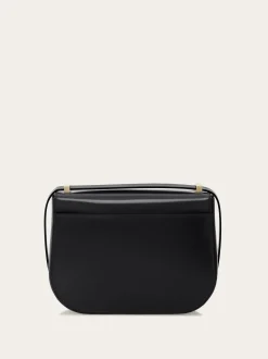 Double Gancini North-South crossbody bag - Women