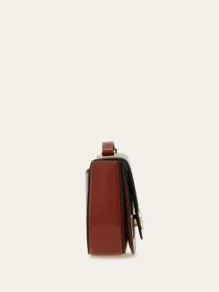 Double Gancini North-South crossbody bag - Women