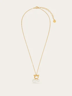 Double pearl necklace - Women