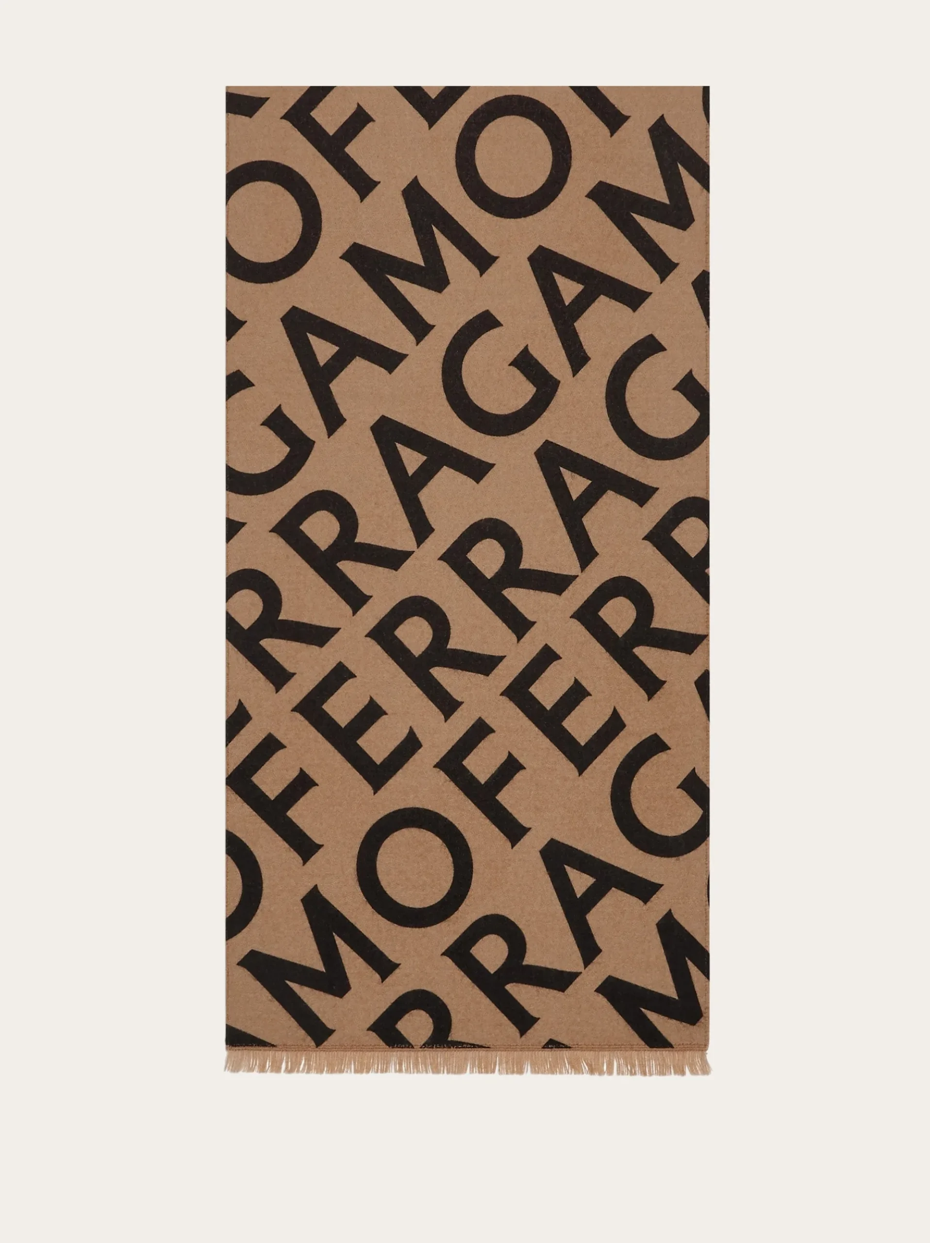Double scarf with lettering - Women