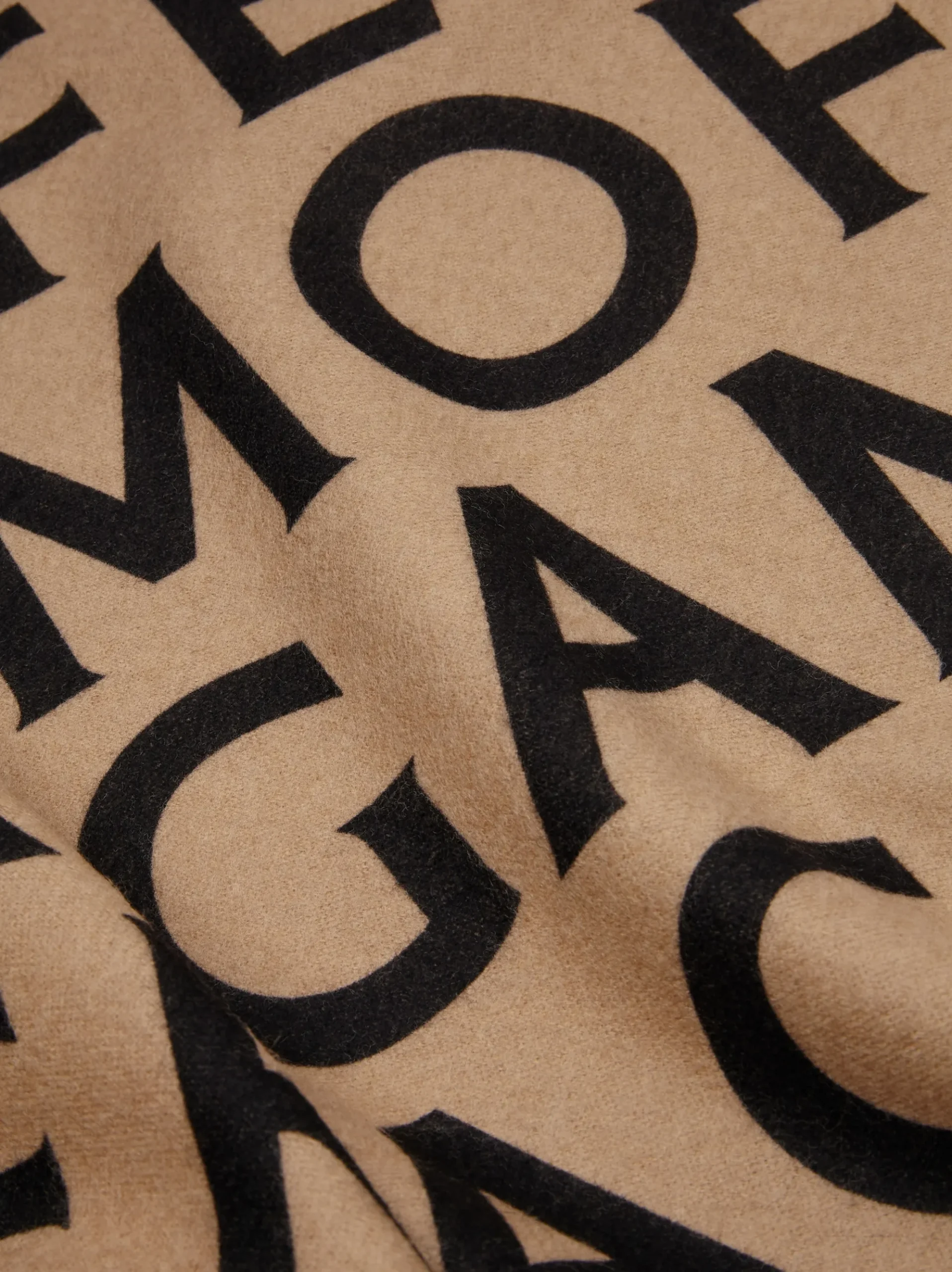 Double scarf with lettering - Women
