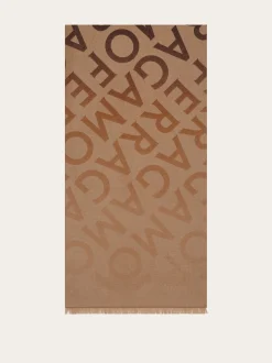 Double scarf with lettering - Women