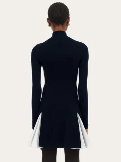 Dress with contrasting inserts - Women
