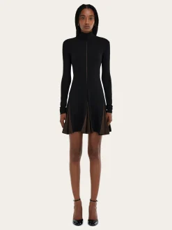 Dress with contrasting inserts - Women