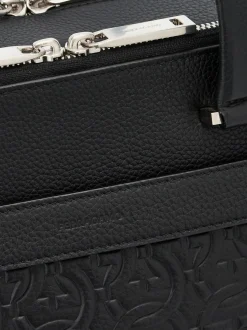 Embossed Gancini briefcase - Men