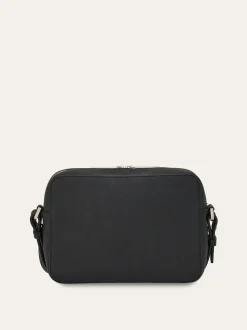 Embossed Gancini crossbody bag - Men
