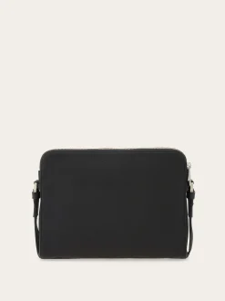 Embossed Gancini crossbody bag - Men