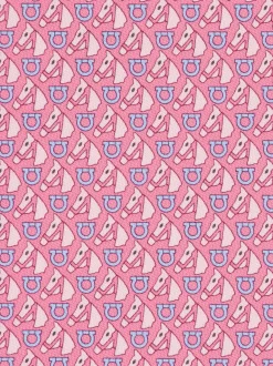 Equestrian print silk tie - Men