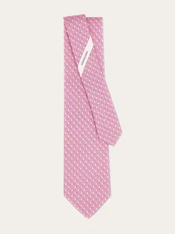 Equestrian print silk tie - Men