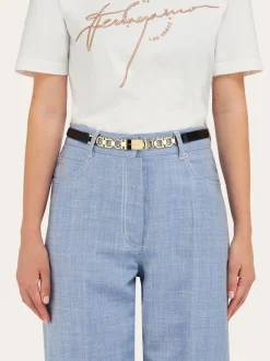 Extendable Gancini bijoux belt - Women